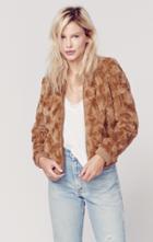 Chaser Vintage Faux Fur Bomber Jacket