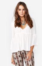Planet Blue Favorite Things Chiffon Blouse