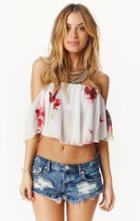 Planet Blue Viva Top With Bodychain