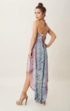 Blu Moon High Low Open Back Tube Dress