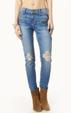 Planet Blue The Stiletto Biker Jeans