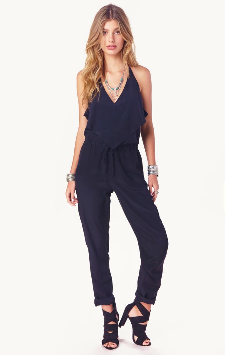 Rory Beca Silk Halter Neck Ruffle Jumper