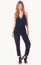 Rory Beca Silk Halter Neck Ruffle Jumper