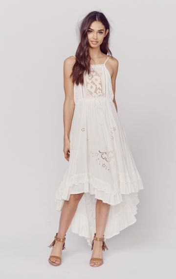 Planet Blue Isla Bonita Embroidered Dress