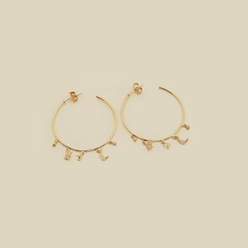 Tai Jewelry Charm Hoop Earring Accessories