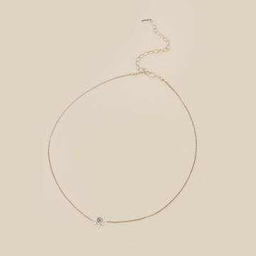 Chan Luu Inc Silver Diamond Choker Accessories