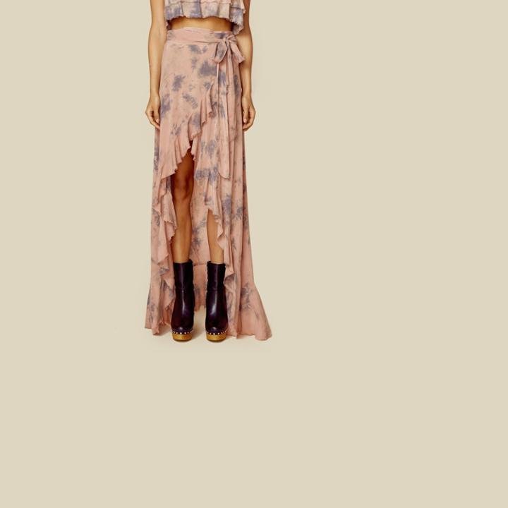 Blue Life Aura Wrap Skirt