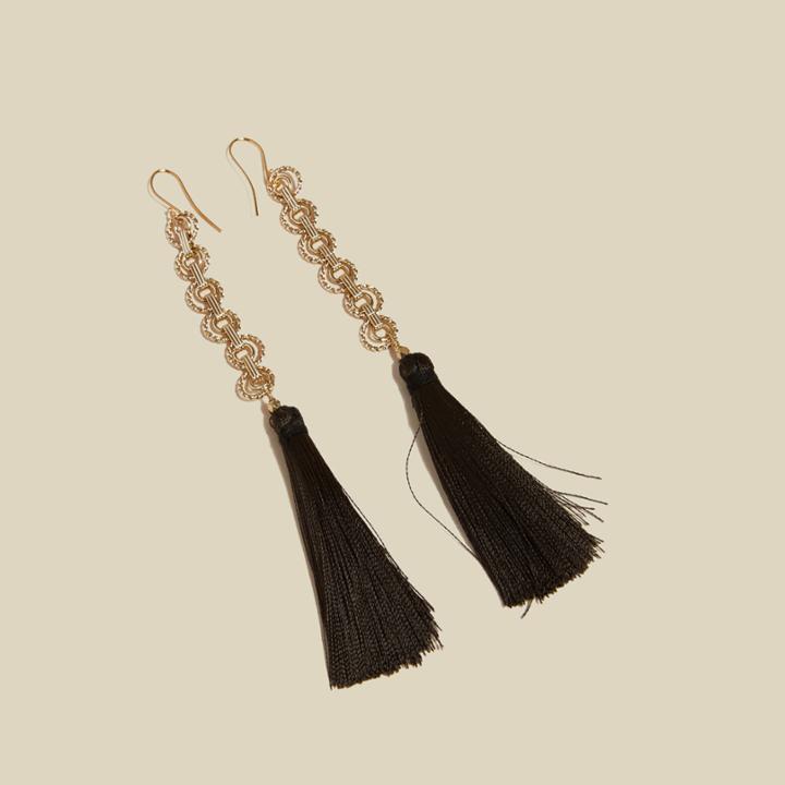 Vanessa Mooney The Isla Tassel Earrings Accessories