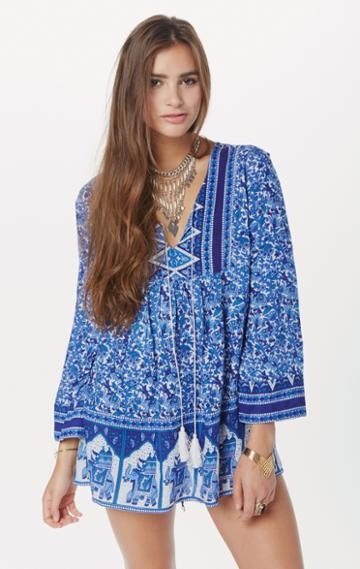 Planet Blue Gypsy Blues Blouse