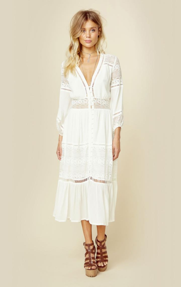 Spell Olivia Luxe Lace Midi Dress