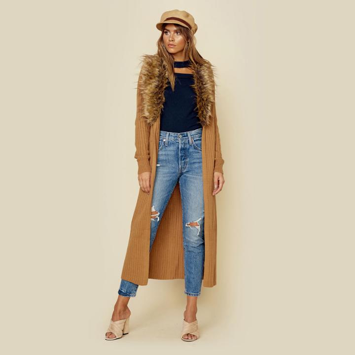 Show Me Your Mumu Lombardi Long Cardi Outerwear