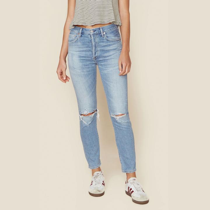 Citizens Of Humanity Liya Non-selvedge High Rise Jeans
