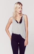 Daftbird Super Low Scoop Sleeveless Tee Swimwear