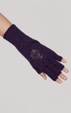 Planet Blue Cashmere Skull Gloves