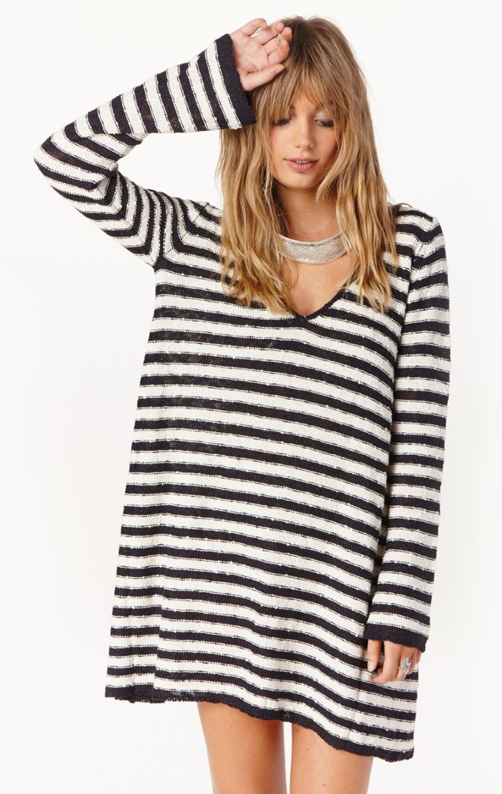 Free People Striped Swing Tunic
