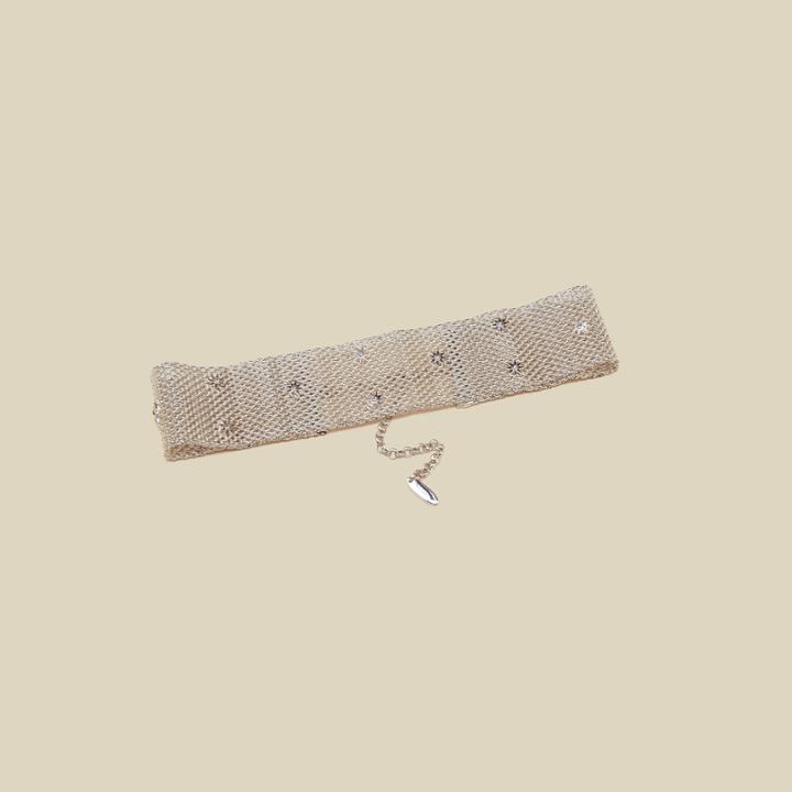 Luv Aj Revel Starburst Mesh Choker