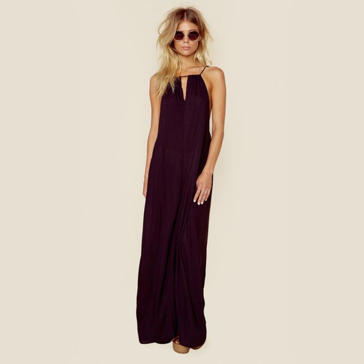 Indah Miro Cinch Neck Maxi Dress Dresses