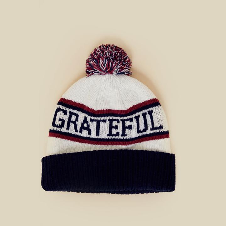 Spiritual Gangster Grateful Pom Pom Beanie Accessories