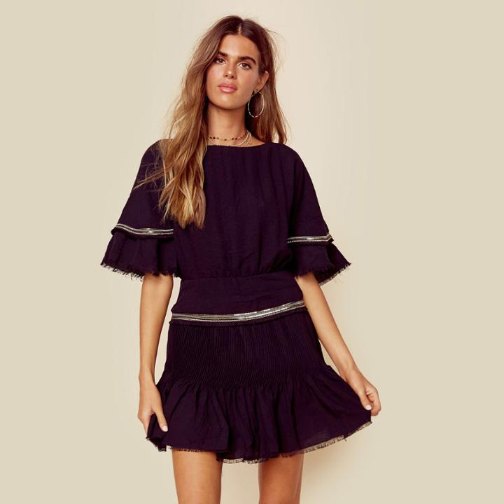 Stevie May The Card Players Mini Dress