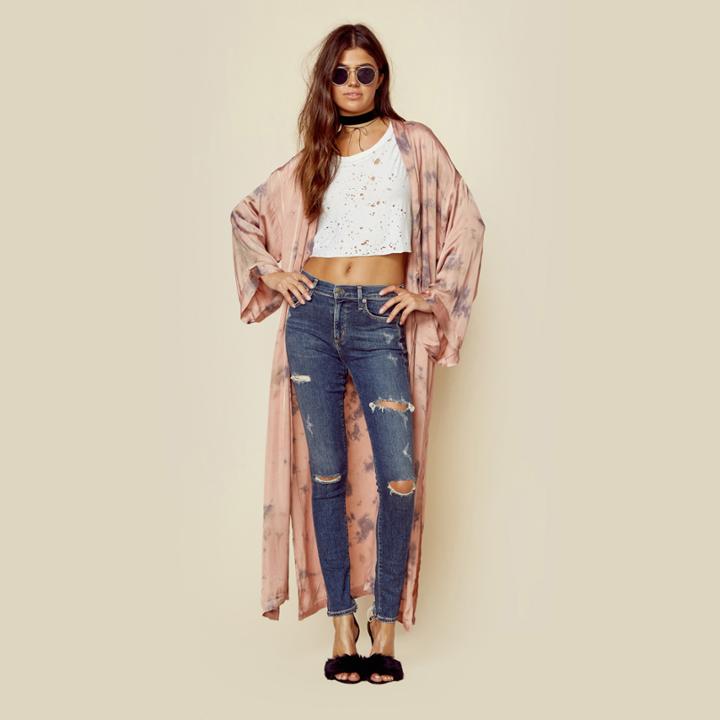 Blue Life Day Dreamer Kimono