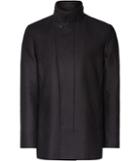 Reiss Wolf - Mens Double Collar Coat In Blue, Size S