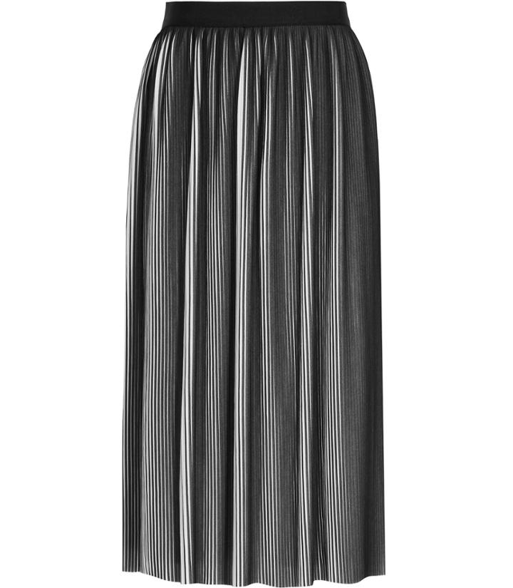 Reiss Adalie - Womens Plisse Midi Skirt In White, Size 6