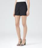 Reiss Angela - Tailored Shorts In Blue, Womens, Size 2