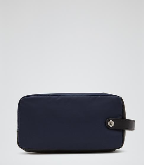 Reiss Winston Contrast Wash Bag