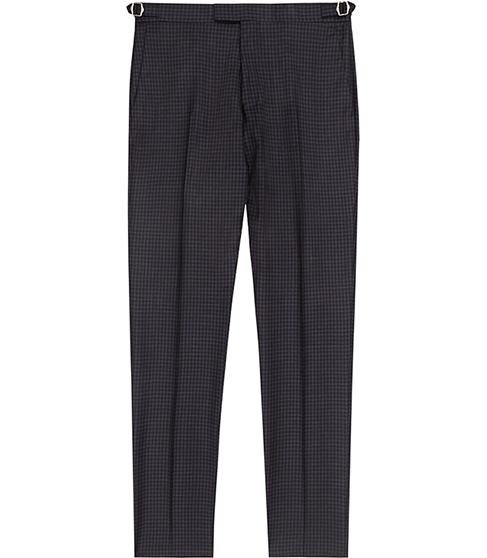 Reiss Marvel T Checked Wool Trousers