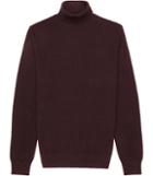 Reiss Observe - Mens Rollneck Jumper In Purple, Size Xs