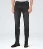 Reiss Pinto - Mens Washed Denim Jeans In Black, Size 28