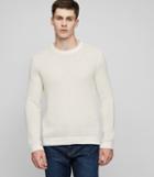 Reiss Pilot - Waffle Knit Jumper In White, Mens, Size Xs