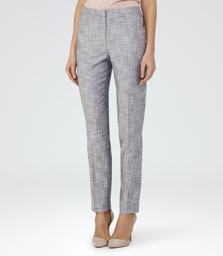 Reiss Remi Trouser - Womens Tailored Trousers In Blue, Size 6