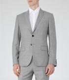 Reiss Harry B - Mens Modern Fit Blazer In Grey, Size 36