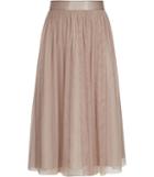 Reiss Crystal - Tulle Skirt In Grey, Womens, Size 4