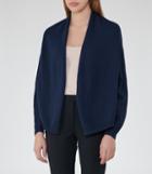 Reiss Oscar - Open-front Cardigan In Blue, Womens, Size S