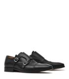 Reiss Finn - Double Monk Strap Shoes In Black, Mens, Size 9