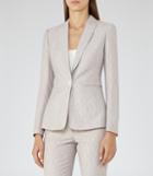 Reiss Virginia Jacket - Single-breasted Blazer In Pink, Womens, Size 0
