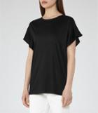 Reiss Mercer - Womens Batwing T-shirt In Black, Size Xs