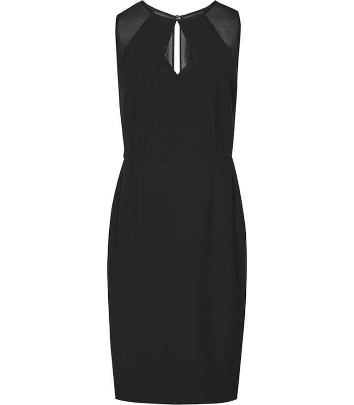 Reiss Calie - Womens Neckline-detail Dress In Black, Size 4