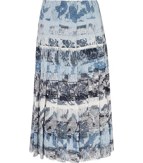Reiss Rockie Printed Midi Skirt