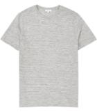 Reiss Monty - Mens Striped T-shirt In Grey, Size S