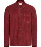 Reiss Rumour - Mens Suede Shirt In Red, Size S