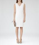 Reiss Myla Dress - Tailored Dress In White, Womens, Size 0