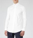 Reiss Jordan - Collar Bar Shirt In White, Mens, Size S