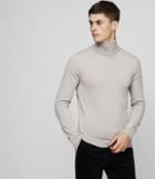 Reiss Olive - Merino Wool Rollneck Jumper In Grey, Mens, Size Xs