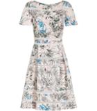 Reiss Mella - Womens Printed Dress In Red, Size 4