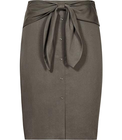 Reiss Dakota Bow-detail Skirt