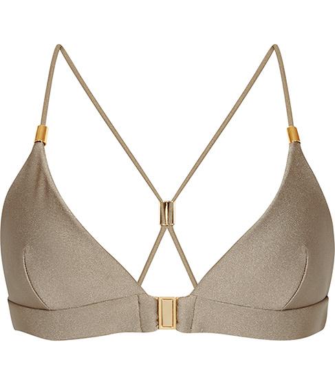 Reiss Indie T Clip-front Bikini Top