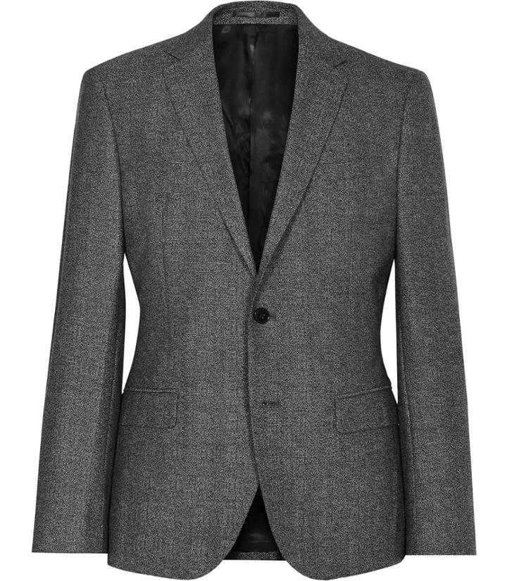 Reiss Morrow B - Mens Wool Slim Blazer In Grey, Size 36